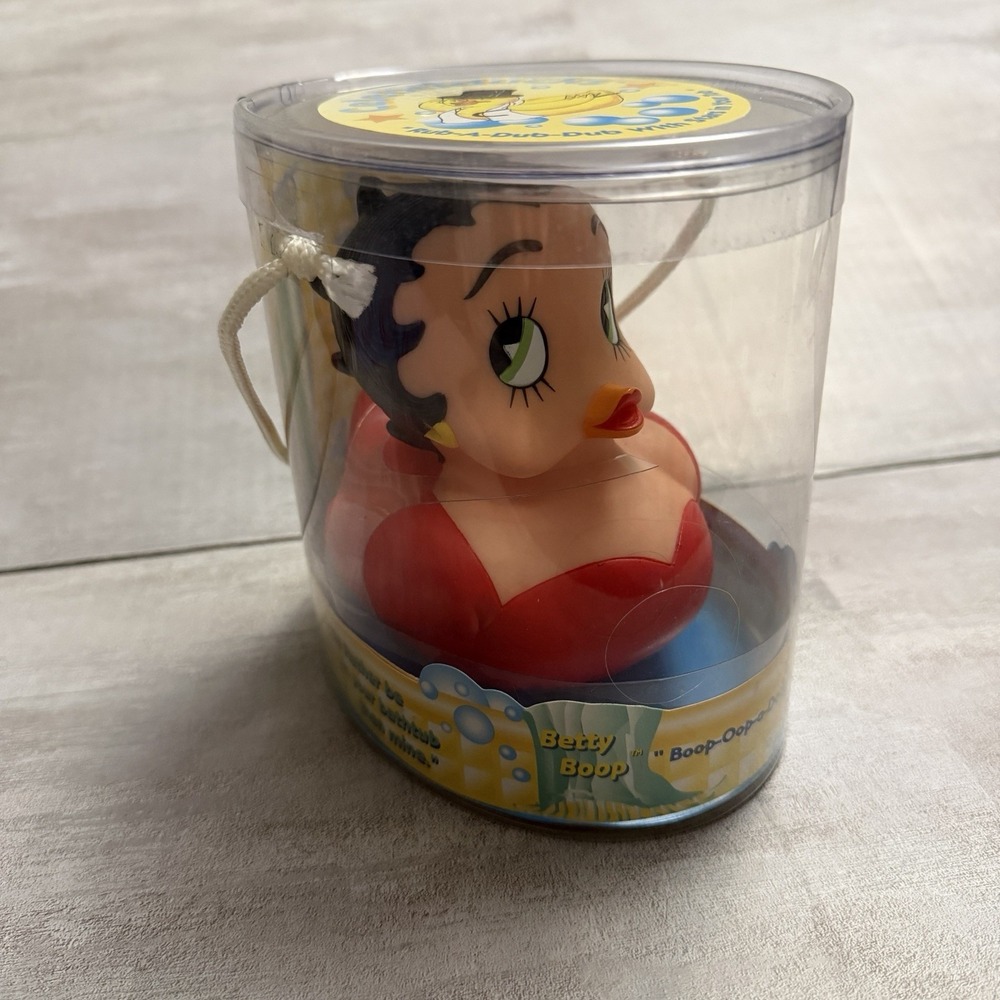 1999 Betty Boop Celebriducks‎ Rubber Duck In Original Box Vintage Ducky NIOB